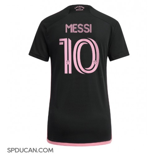 Zenski Nogometni Dres Inter Miami Lionel Messi #10 Gostujuci 2024-25 Kratak Rukav